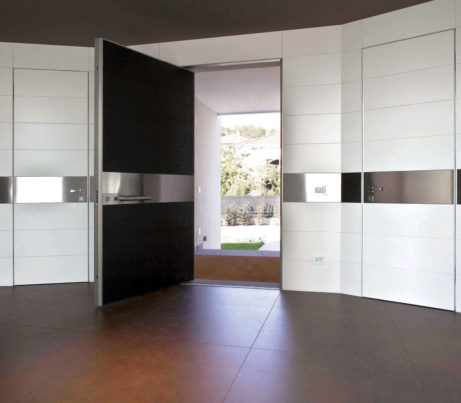 Wall System with integrated Security Doors