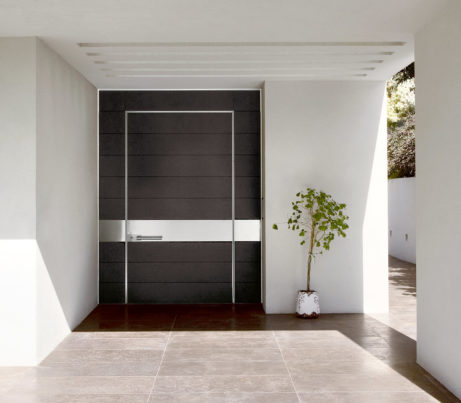 Architectural Wall System and Pivot Door